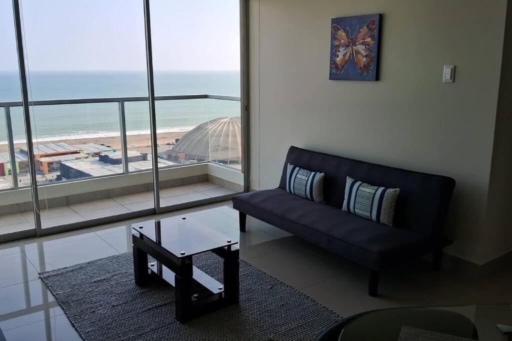 Apartamento De Estreno Con Balcon Frente Al Mar. 리마 외부 사진