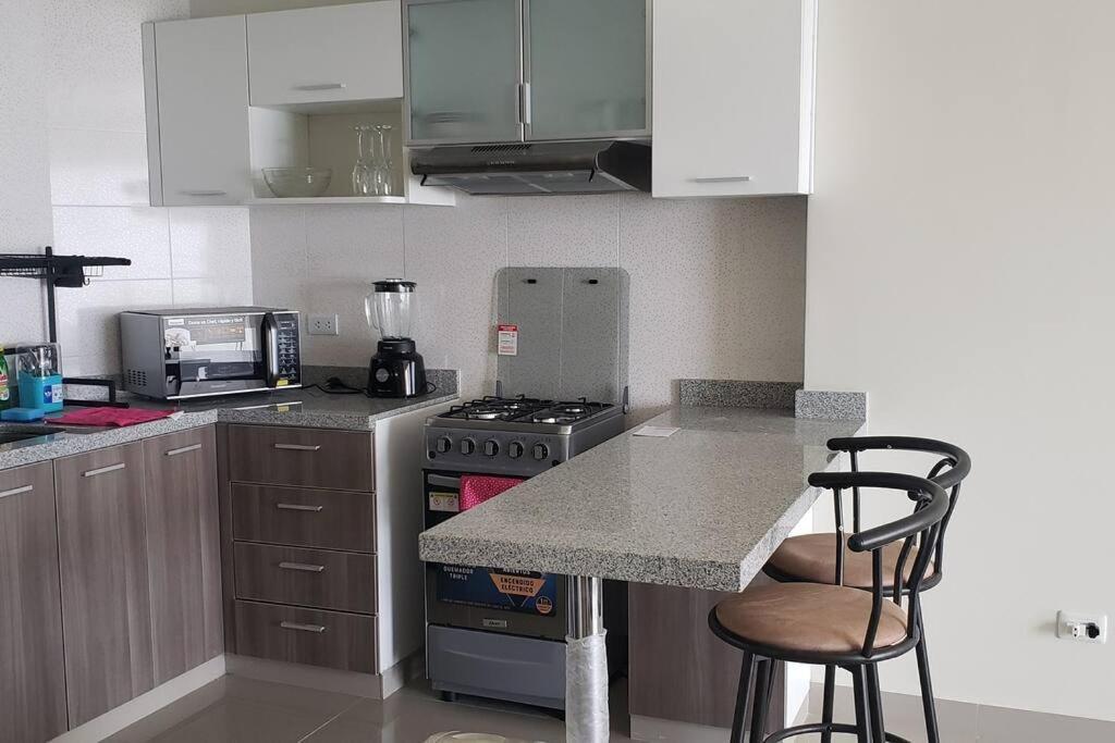 Apartamento De Estreno Con Balcon Frente Al Mar. 리마 외부 사진